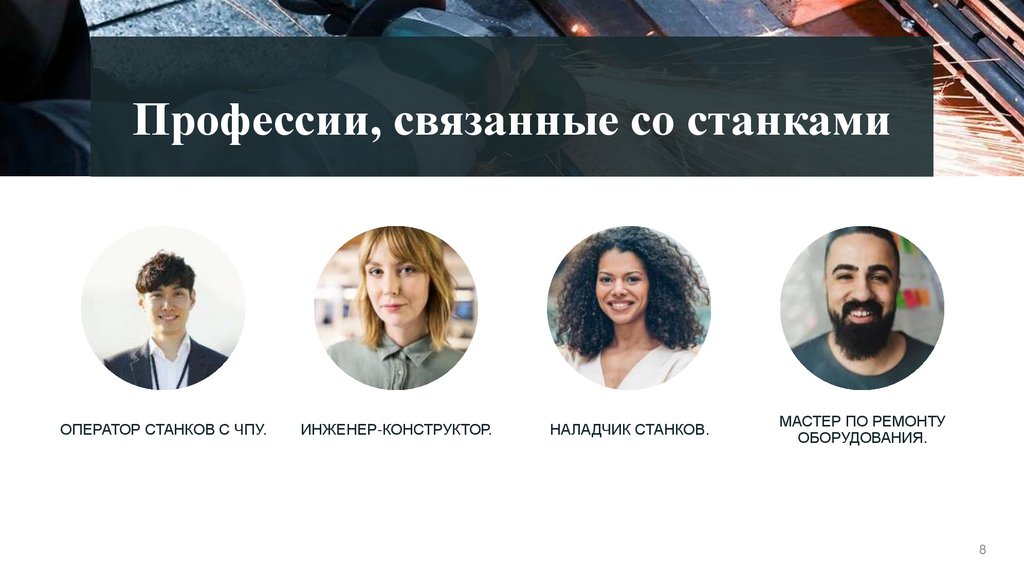Профессии, связанные со станками