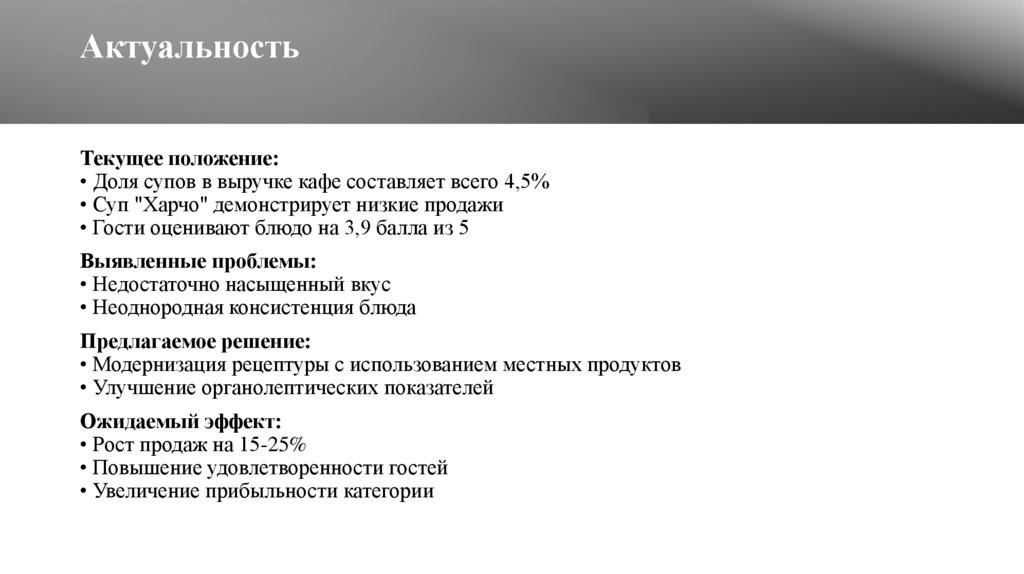 Актуальность