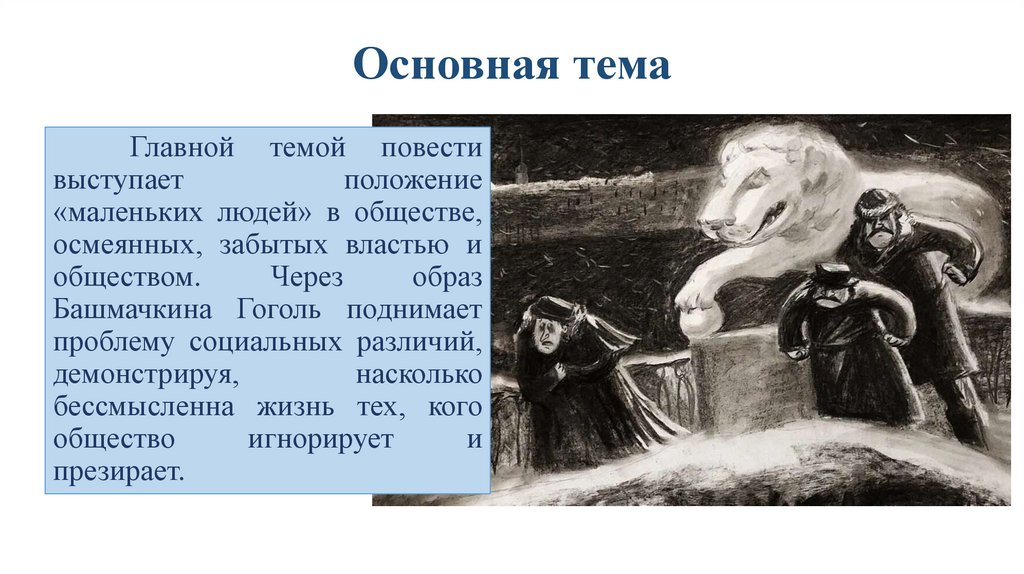 Основная тема