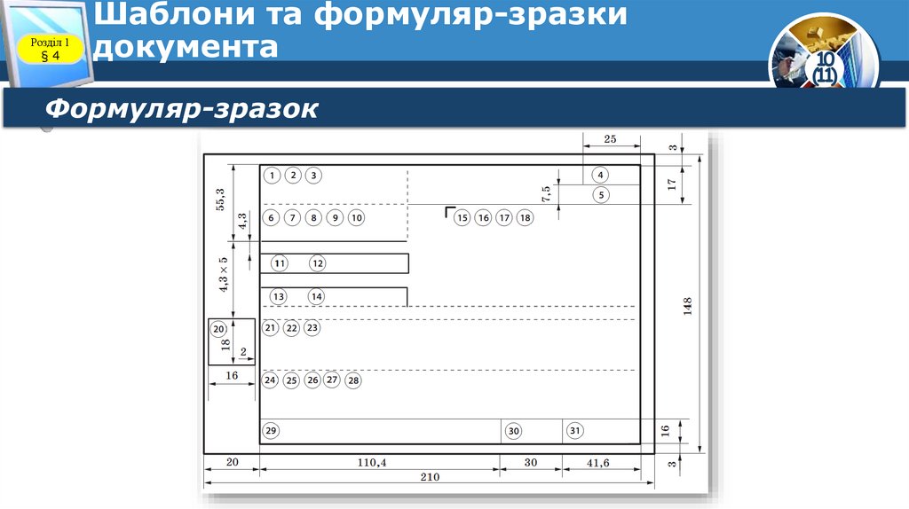 Шаблони та формуляр-зразки документа
