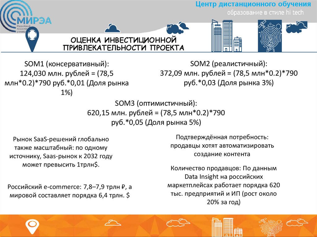 ОЦЕНКА ИНВЕСТИЦИОННОЙ ПРИВЛЕКАТЕЛЬНОСТИ ПРОЕКТА