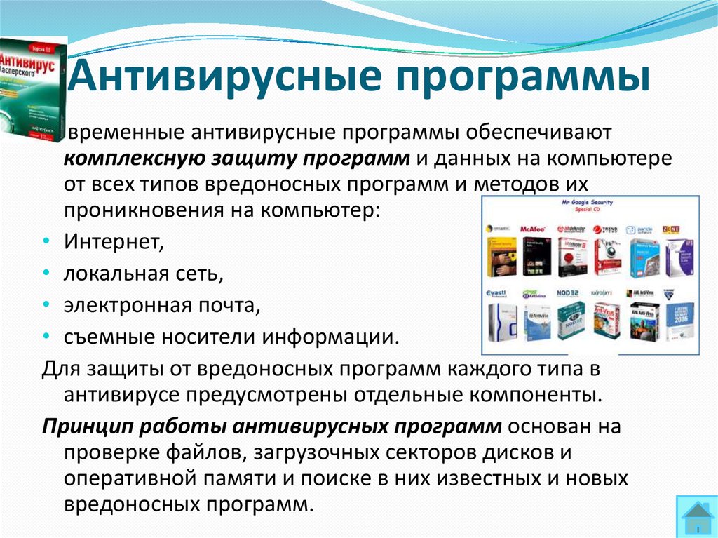 Антивирусные программы