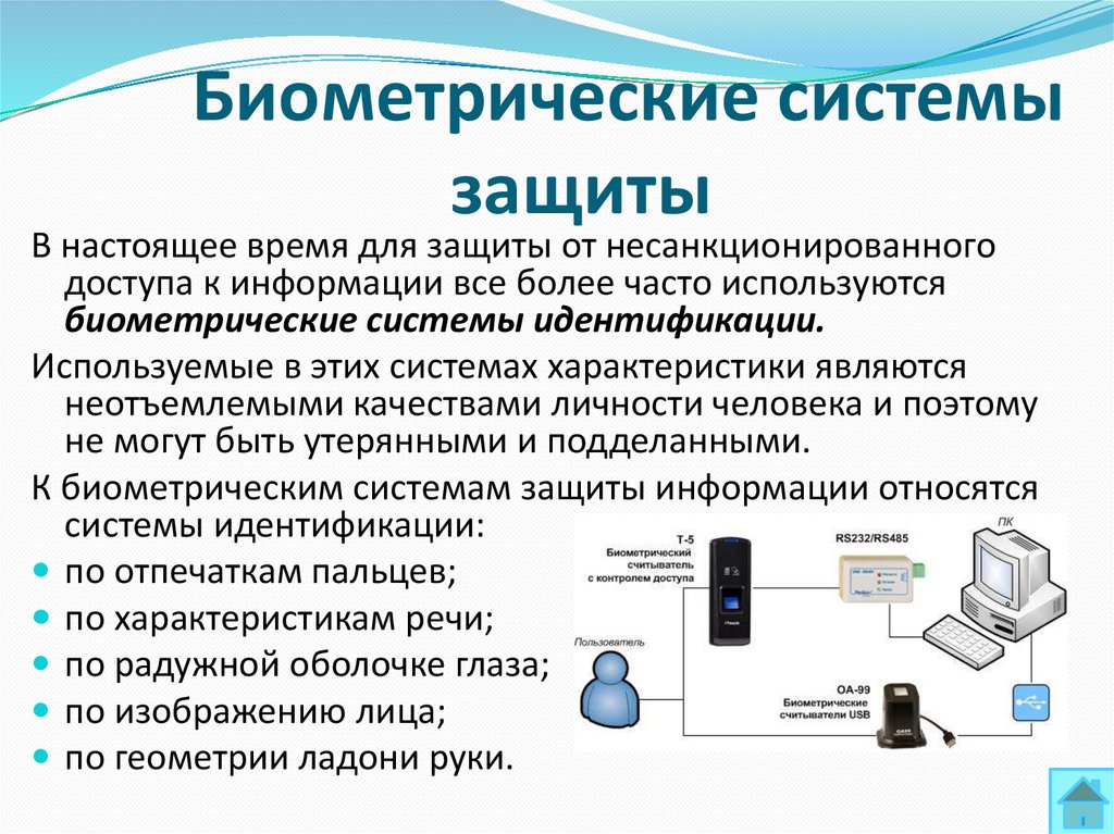 Биометрические системы защиты