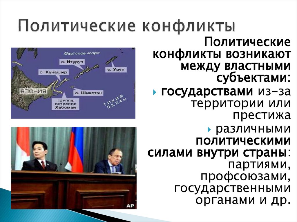Политические конфликты