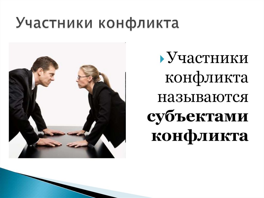 Участники конфликта