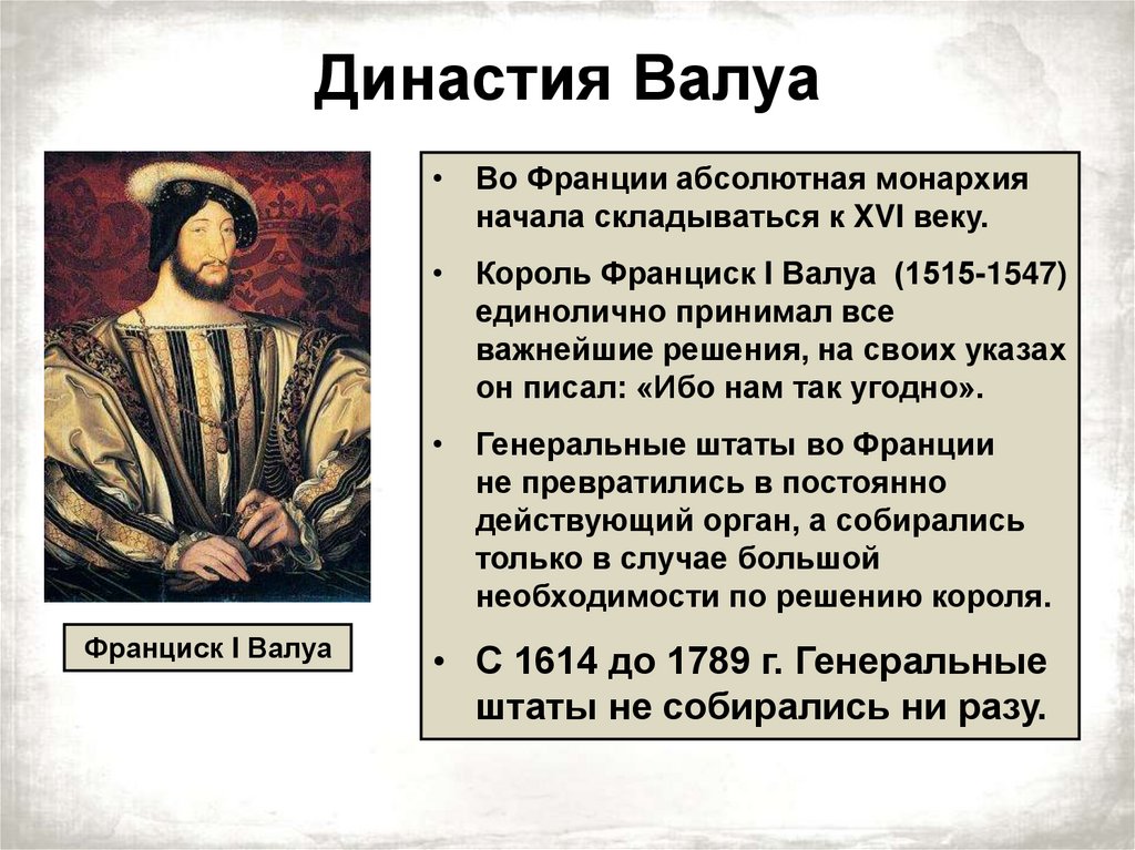 Династия Валуа