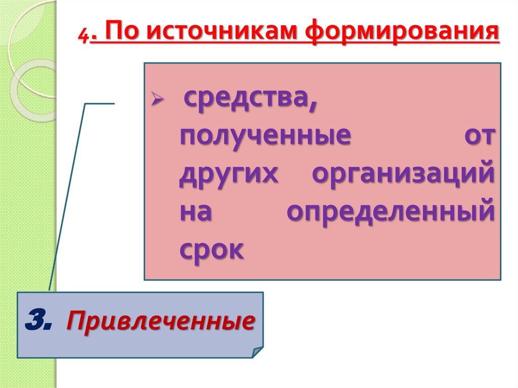 4. По источникам формирования