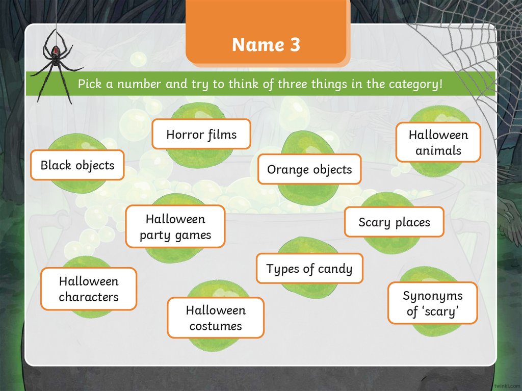 Halloween Vocabulary