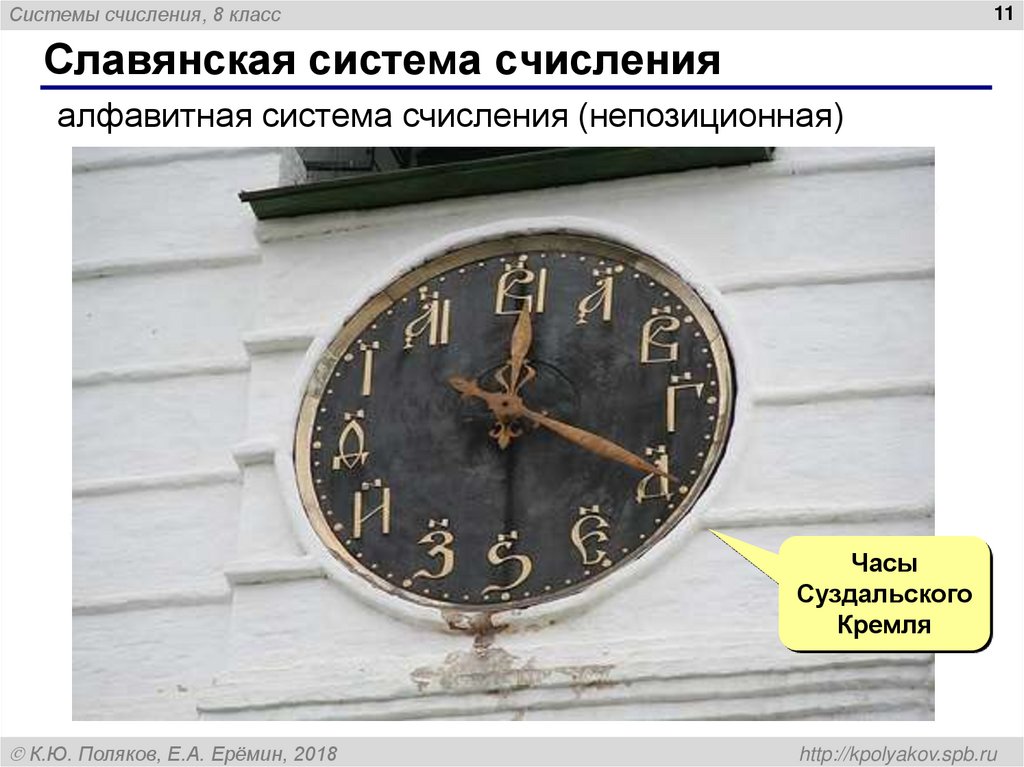 Славянская система счисления