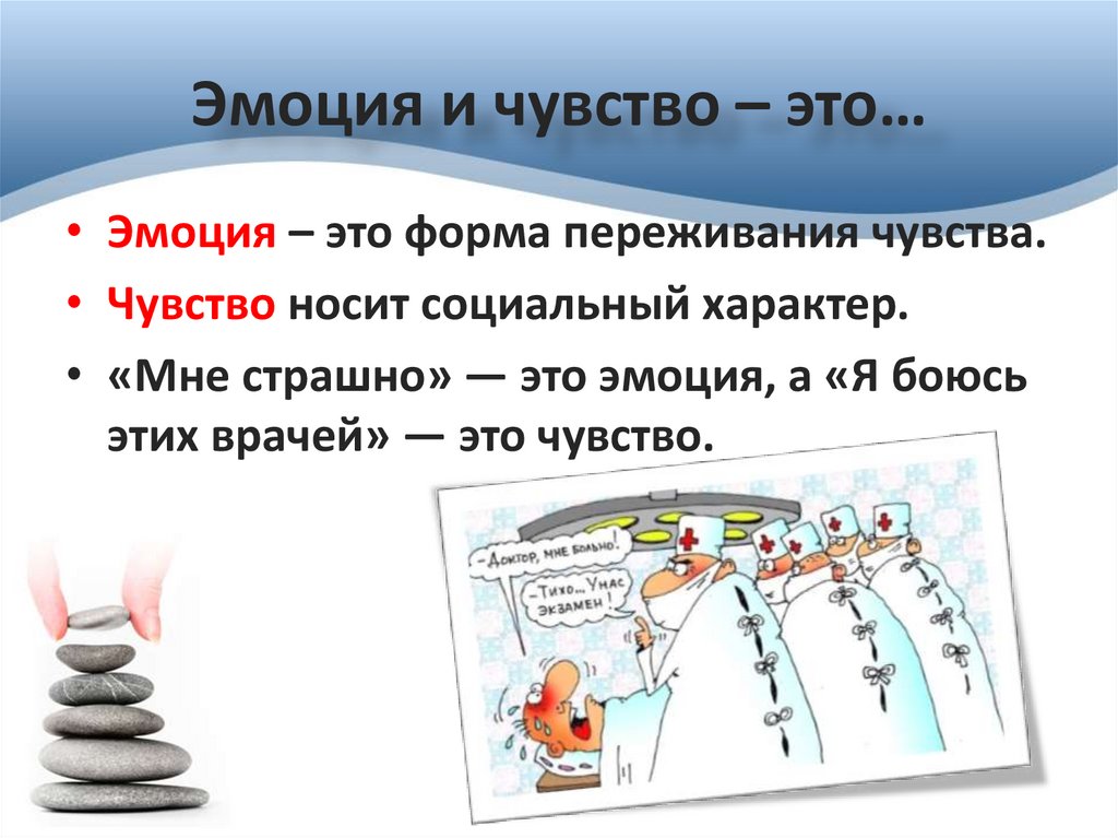 Эмоция и чувство – это…