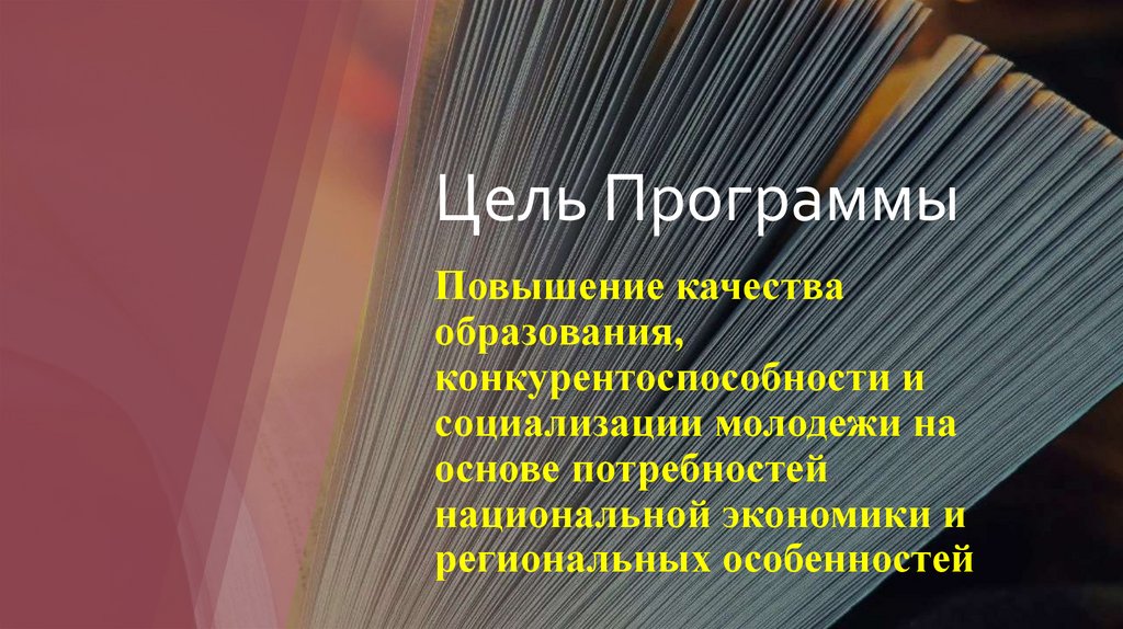 Цель Программы