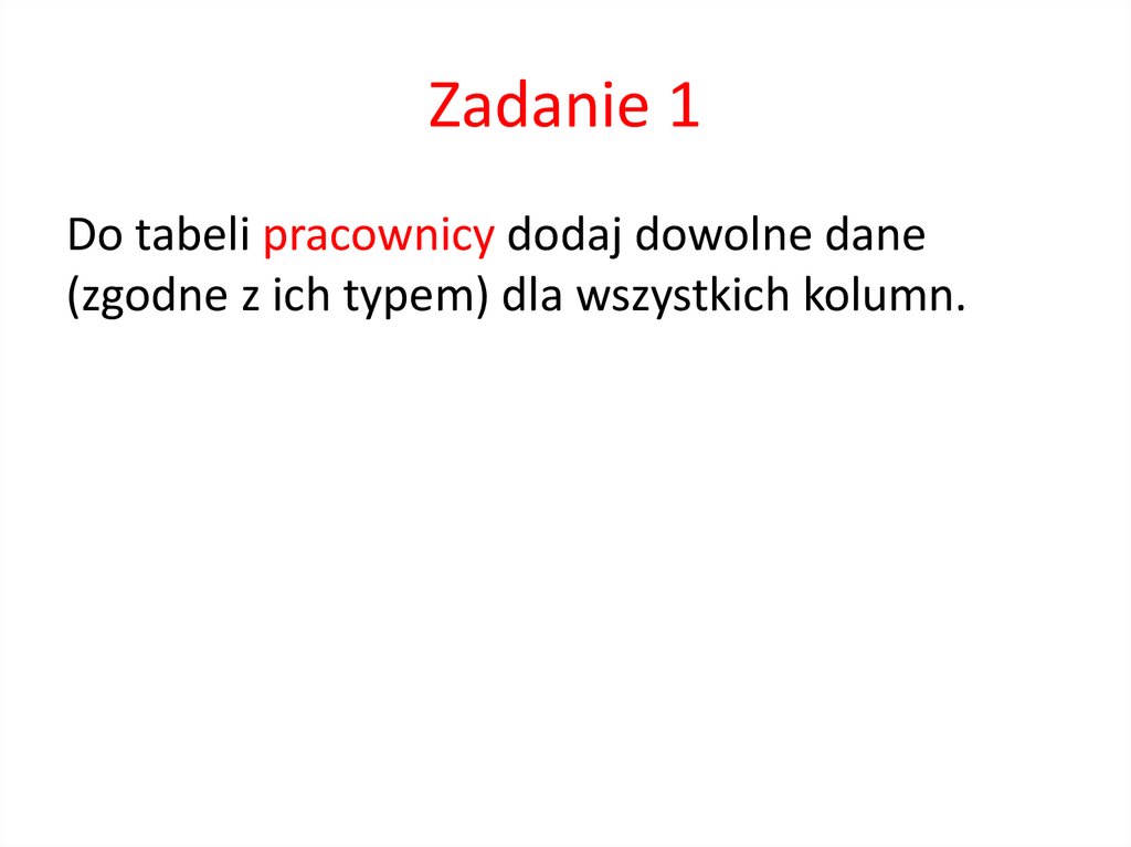Zadanie 1