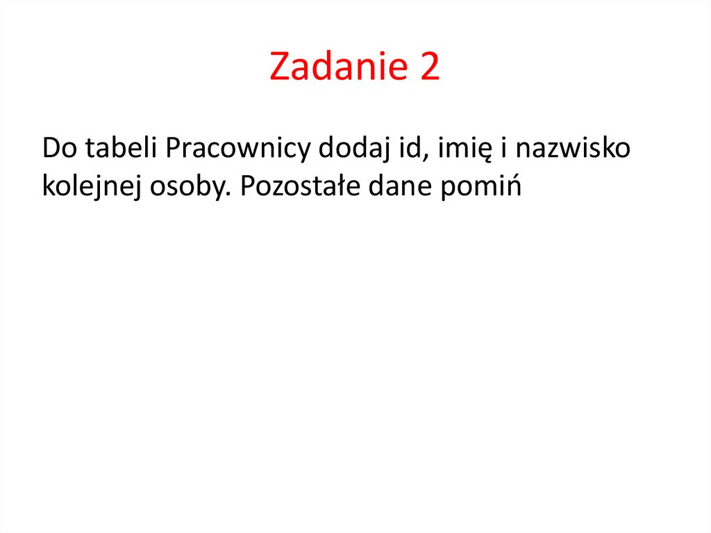 Zadanie 2
