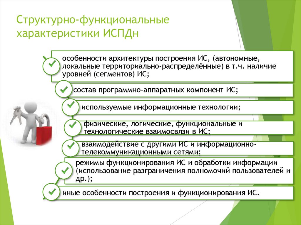 Структурно-функциональные характеристики ИСПДн