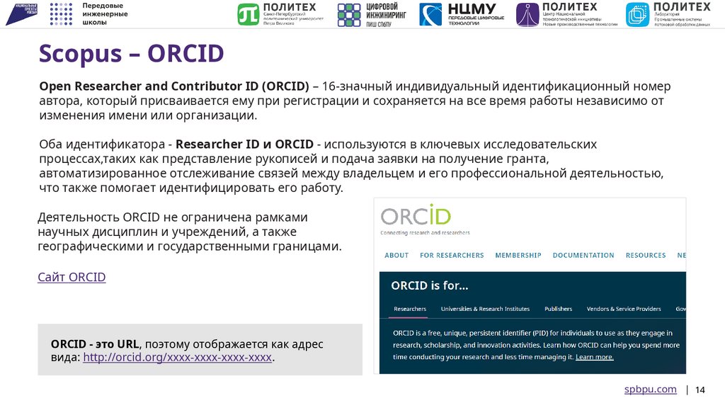 Scopus – ORCID