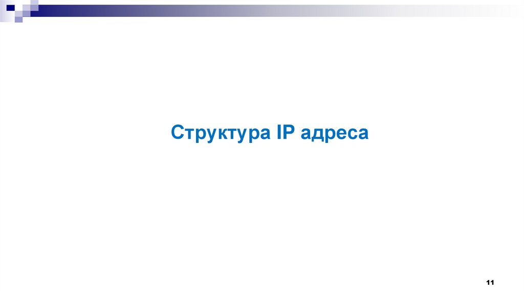 Структура IP адреса