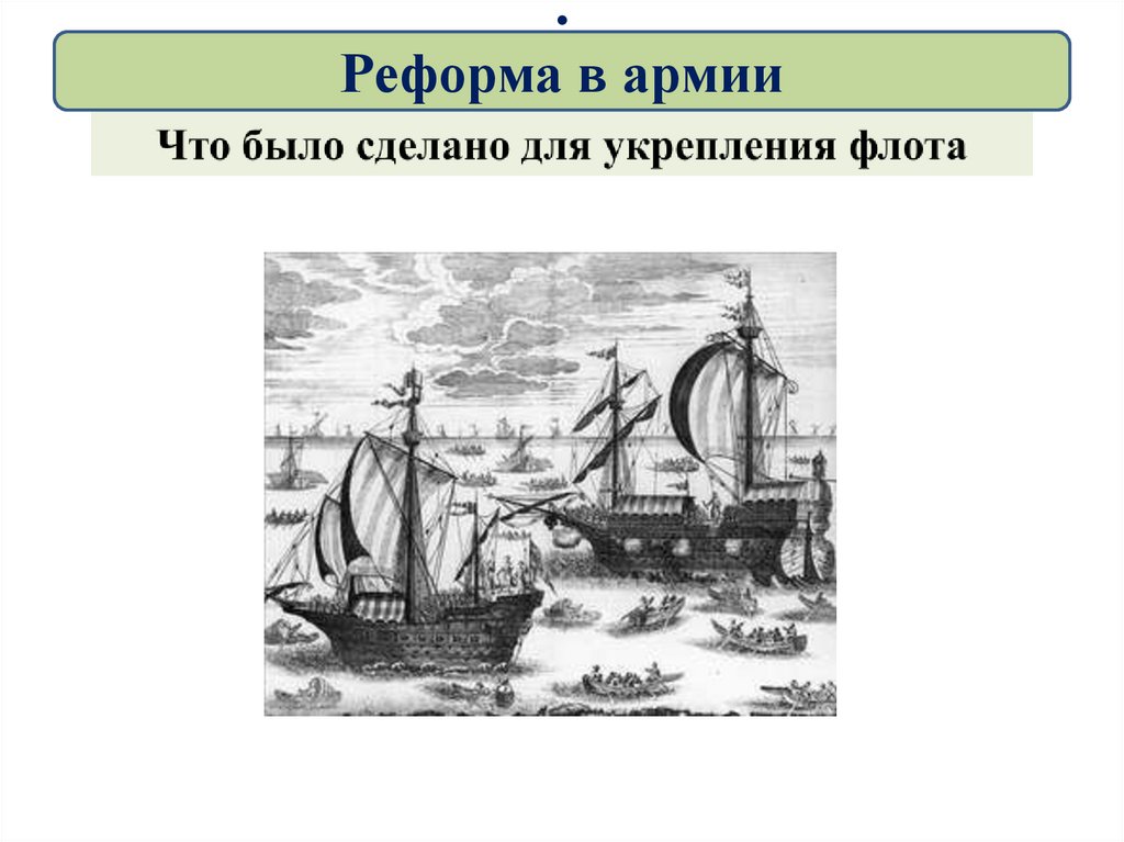 . Реформа в армии