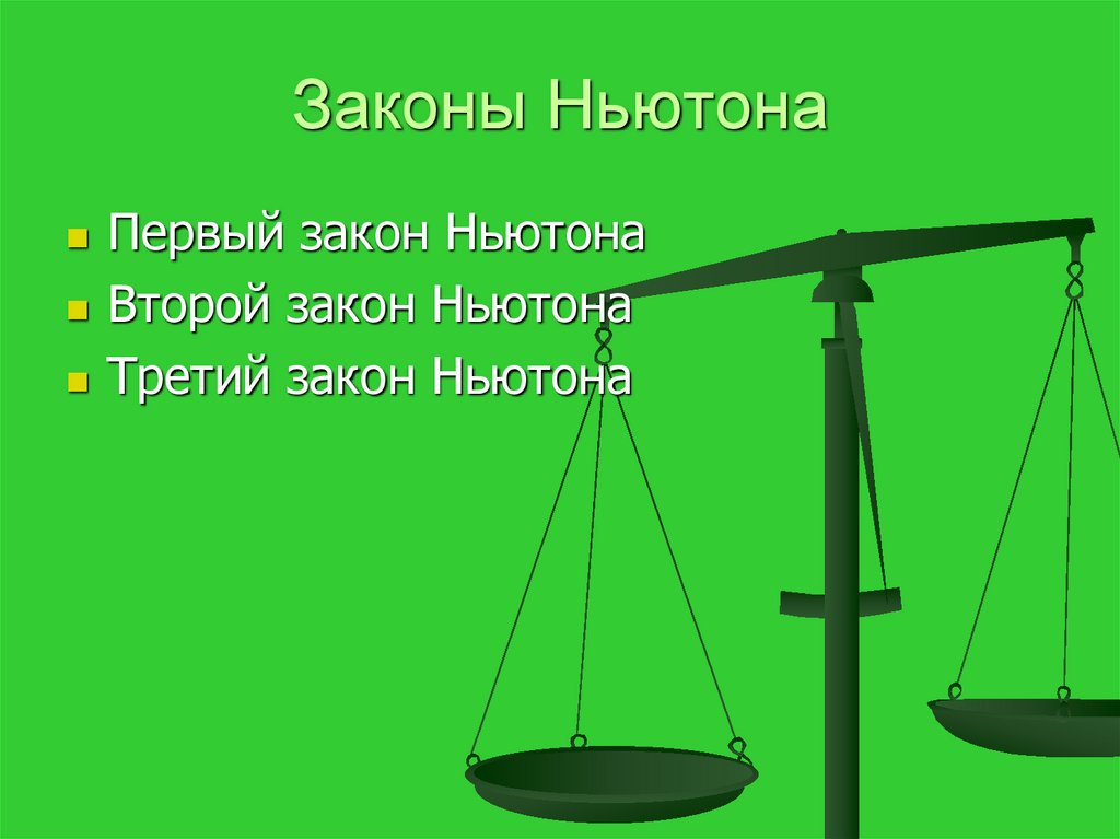 Законы Ньютона