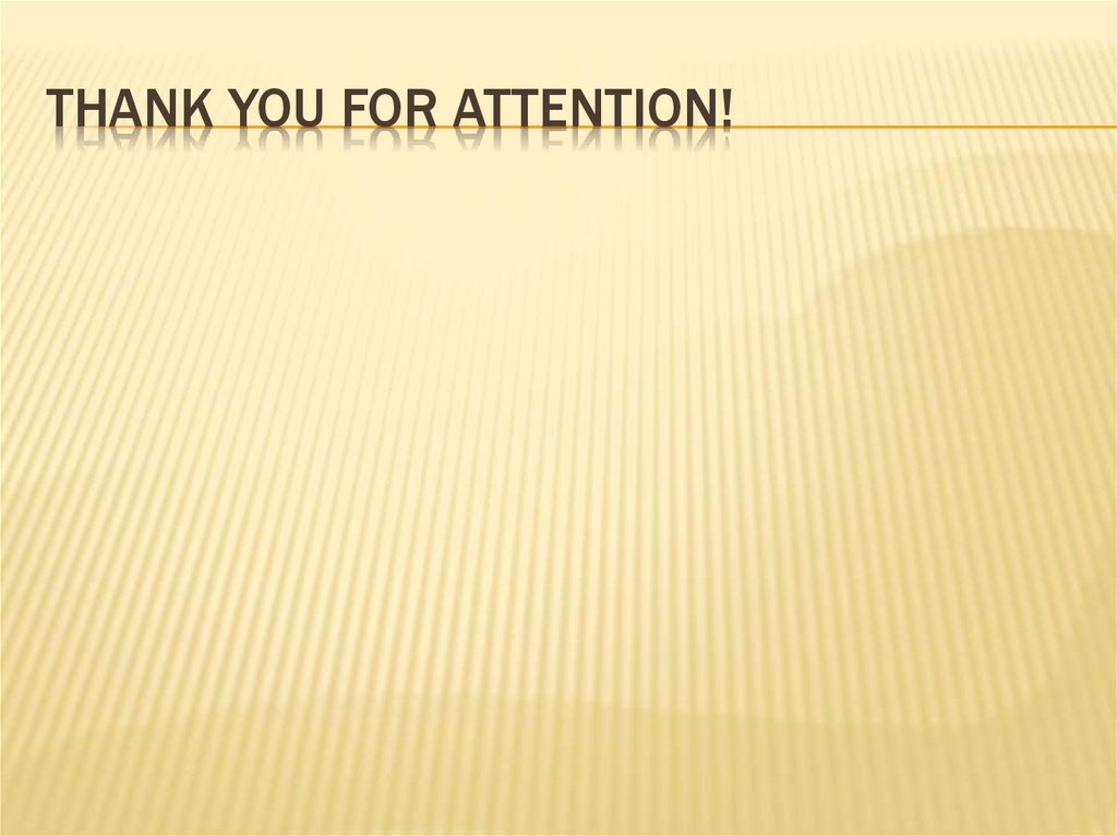 Thank you for attention!