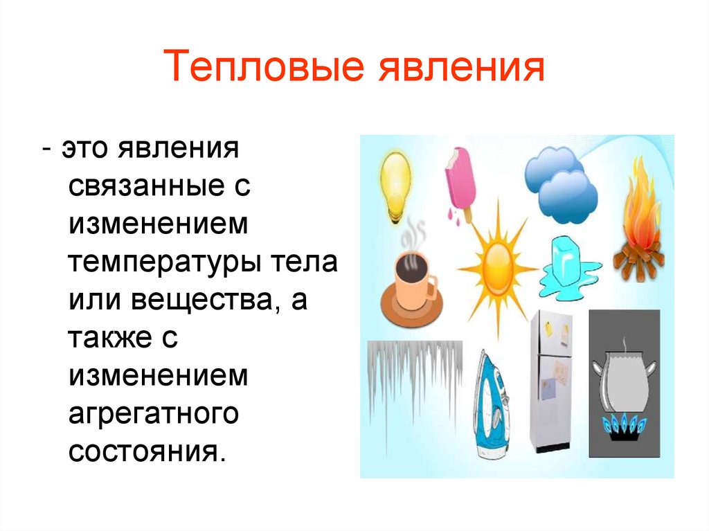 Тепловые явления