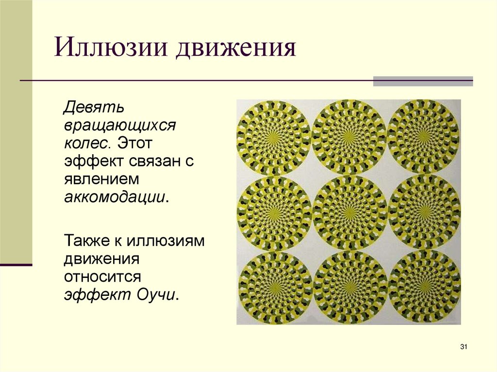 Иллюзии движения