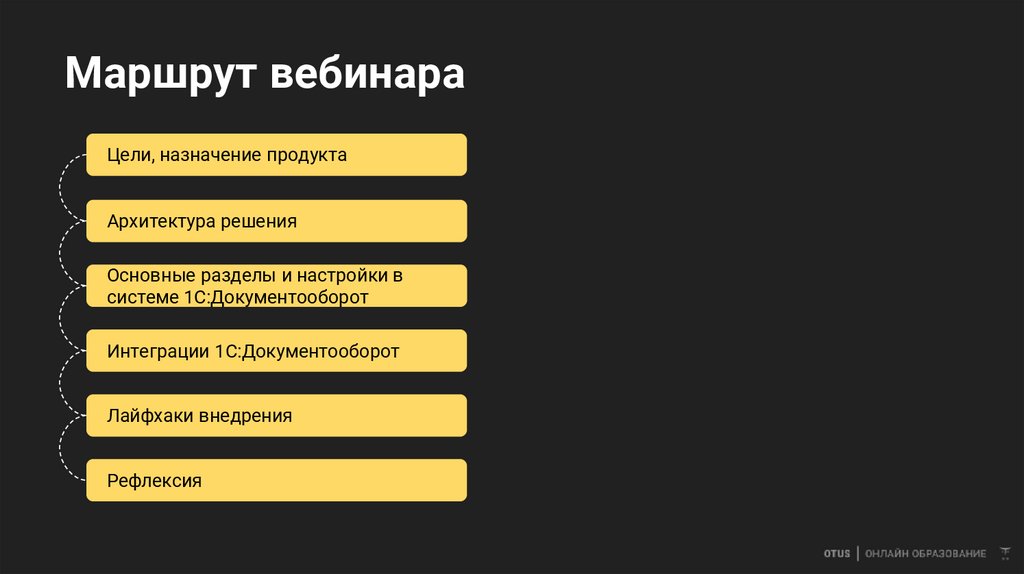 Маршрут вебинара