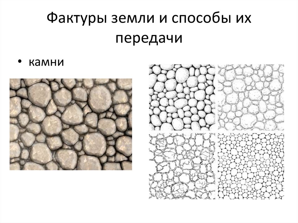 Фактуры земли и способы их передачи