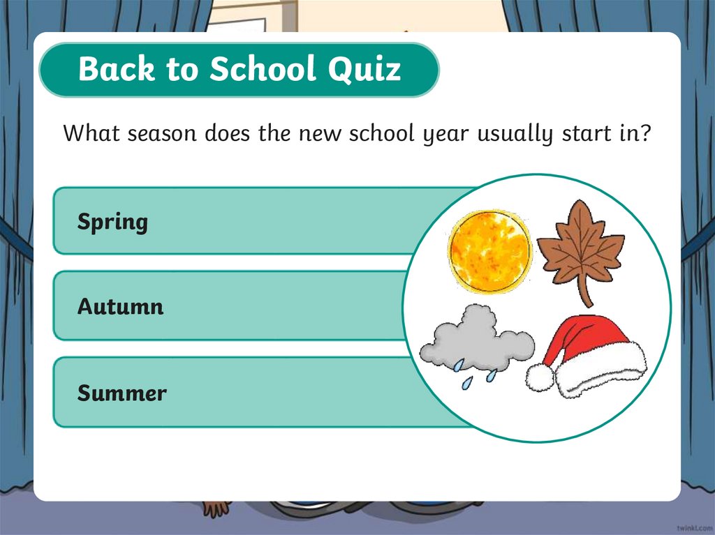 What season does the new school year usually start in?