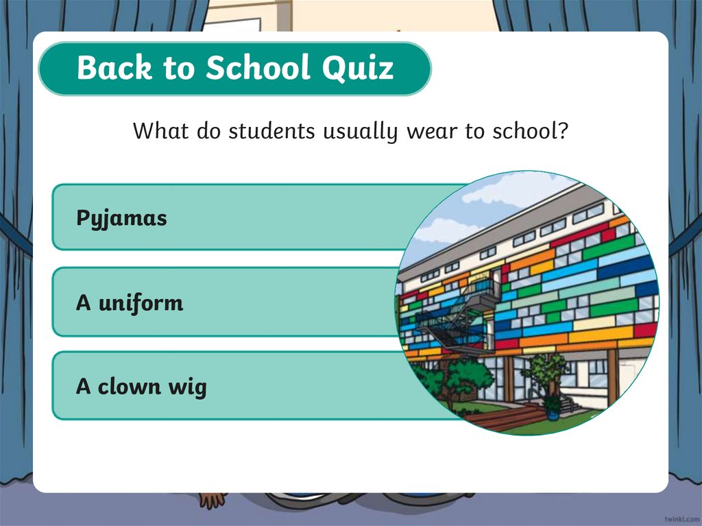 What do students usually wear to school?