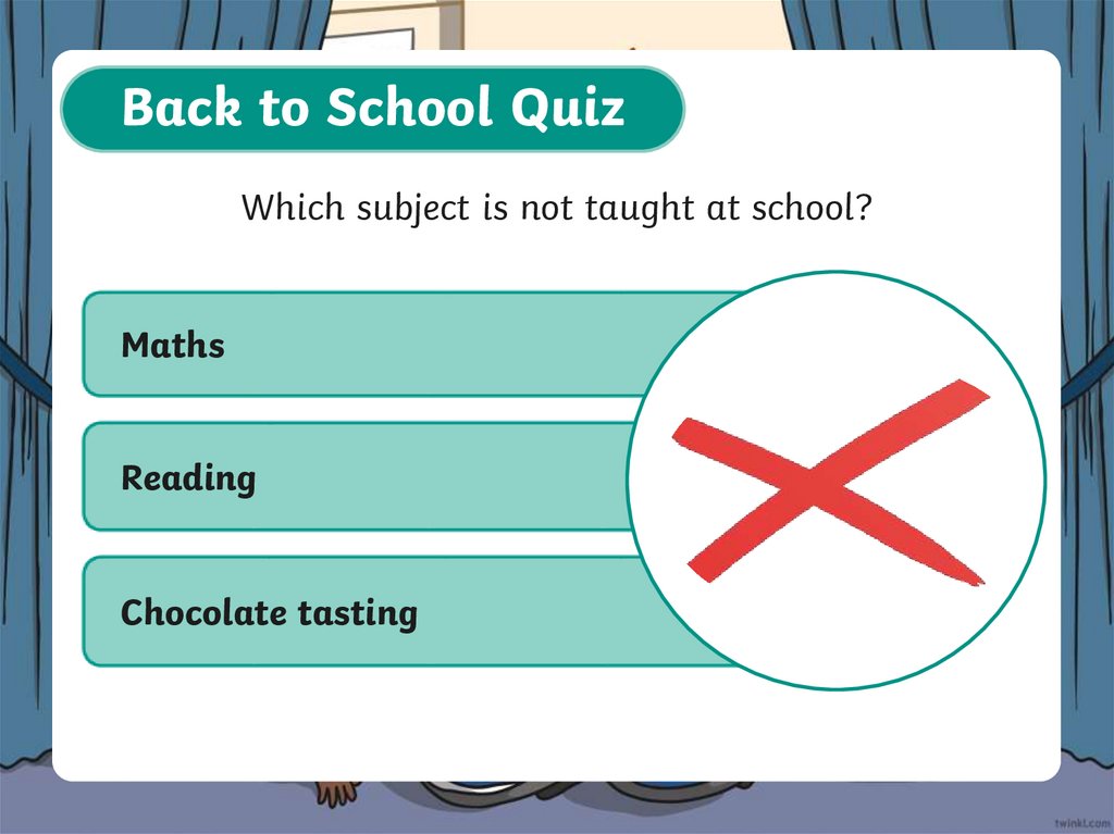 Which subject is not taught at school?