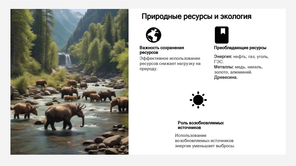 Природные ресурсы и экология