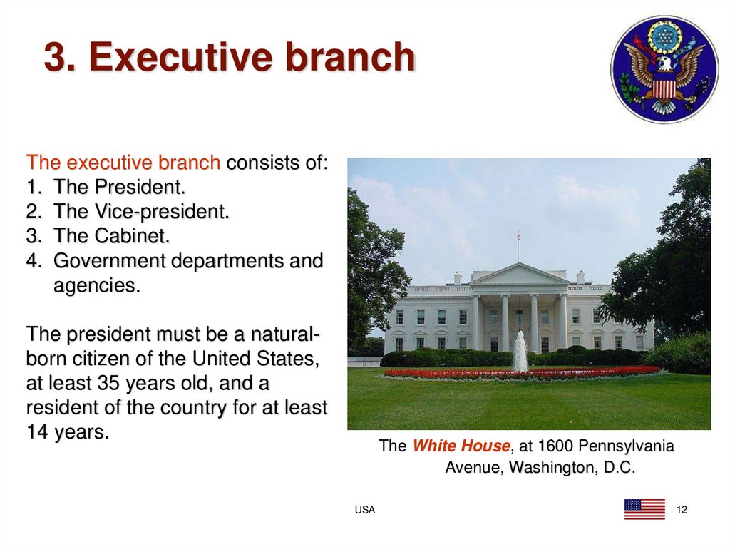 3. Executive branch