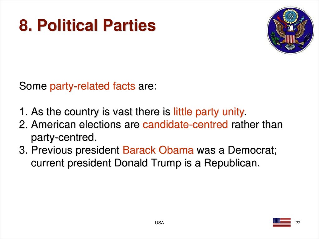 8. Political Parties