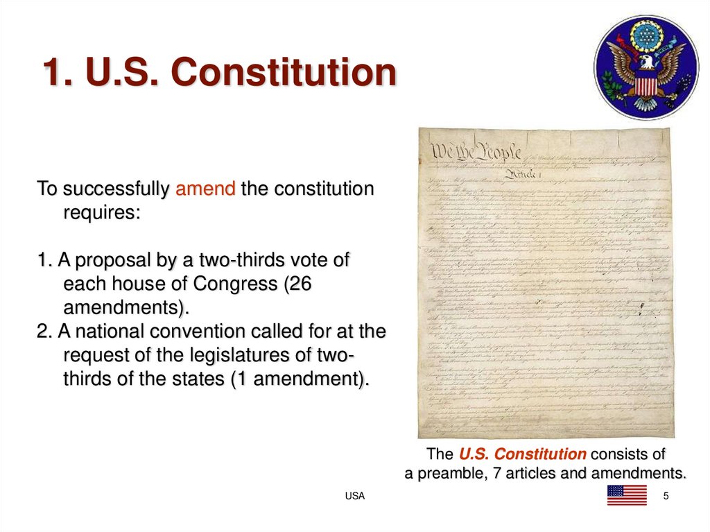 1. U.S. Constitution