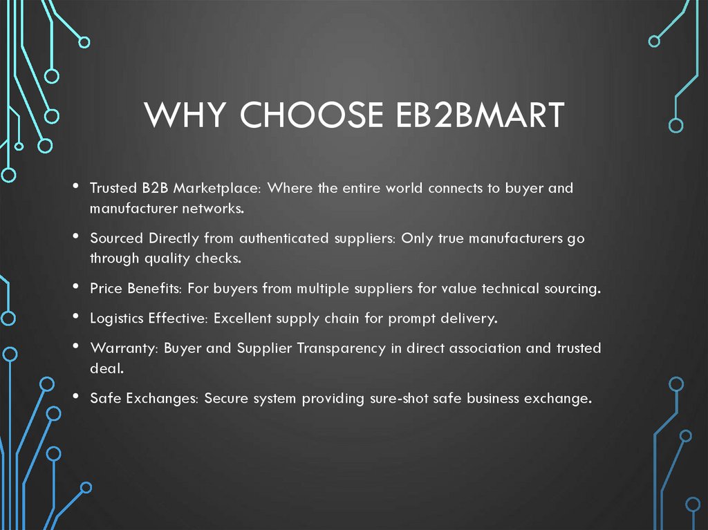 Why Choose eb2bmart