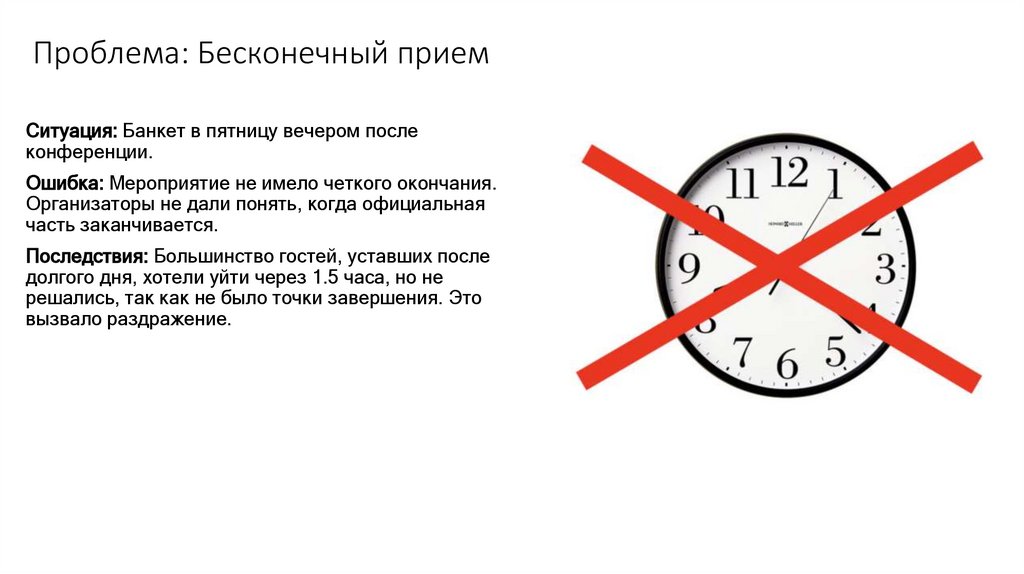 Проблема: Бесконечный прием