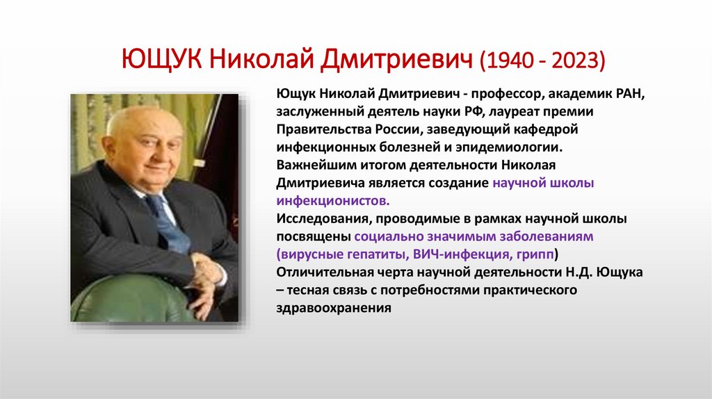 ЮЩУК Николай Дмитриевич (1940 - 2023)