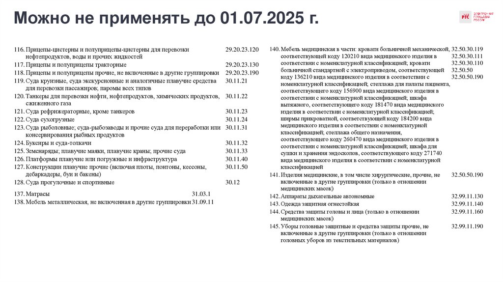 Можно не применять до 01.07.2025 г.