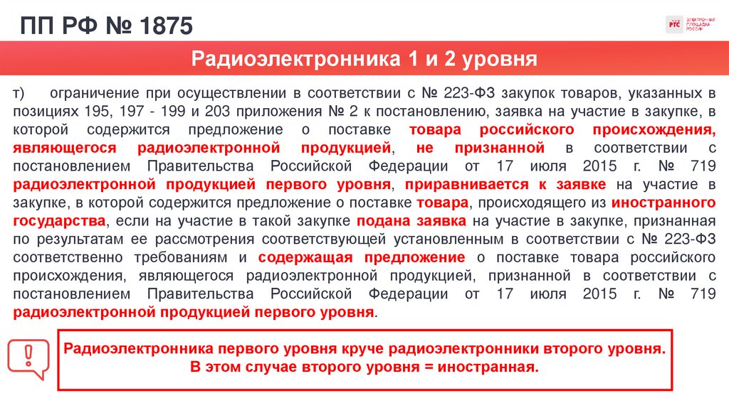 ПП РФ № 1875