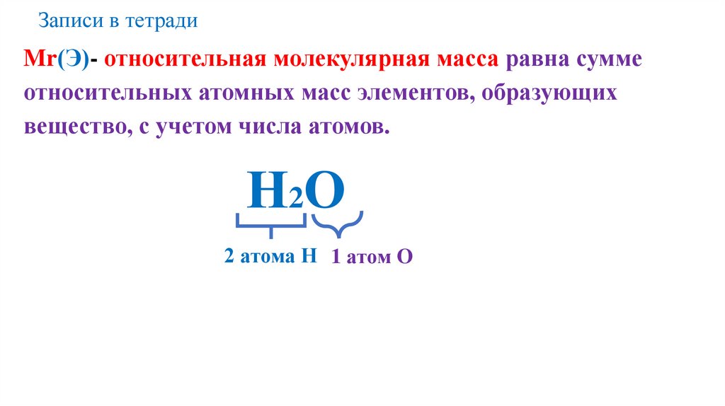 Записи в тетради