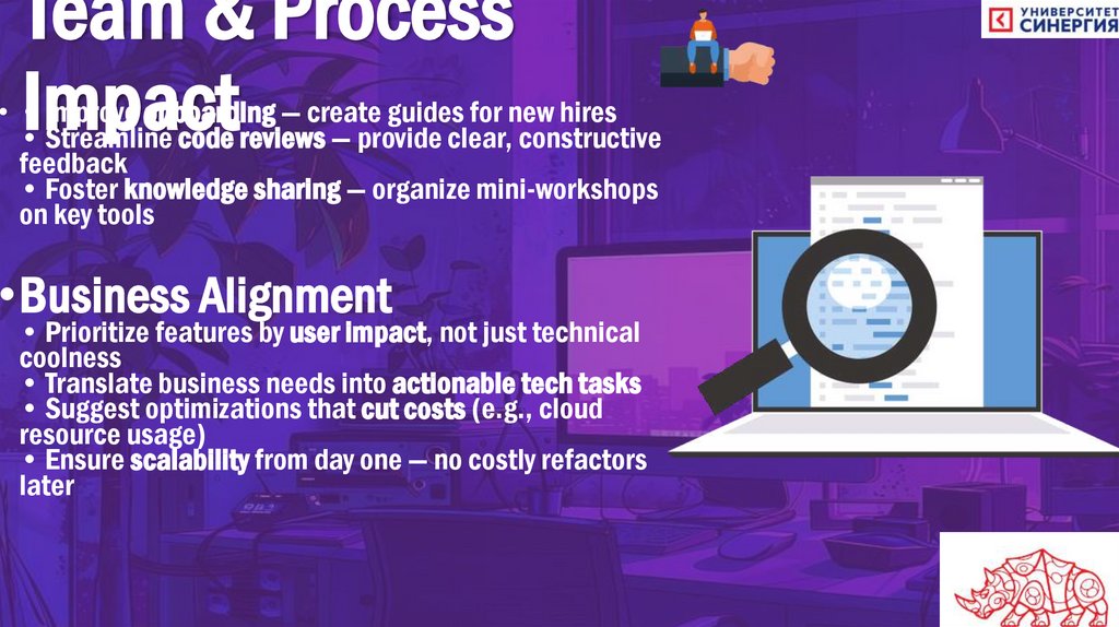 Team & Process Impact