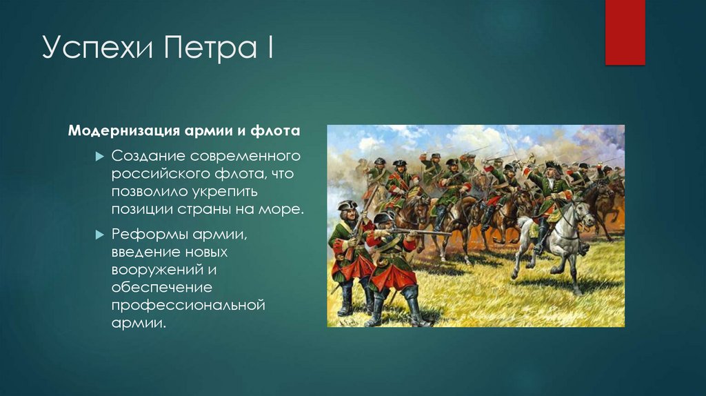 Успехи Петра I