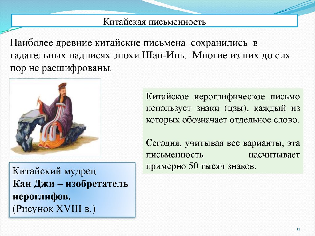 Китайская письменность