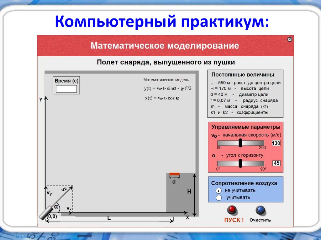 Компьютерный практикум: