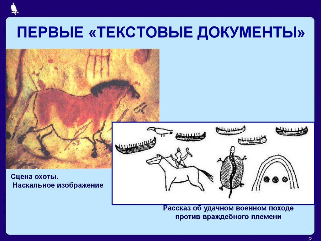 ПЕРВЫЕ «ТЕКСТОВЫЕ ДОКУМЕНТЫ»