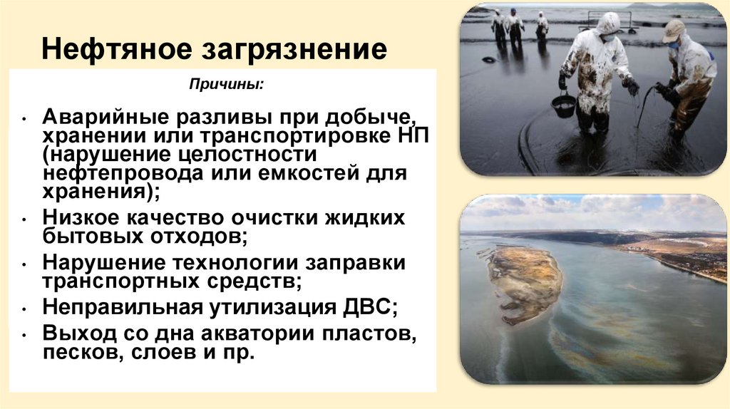 Нефтяное загрязнение