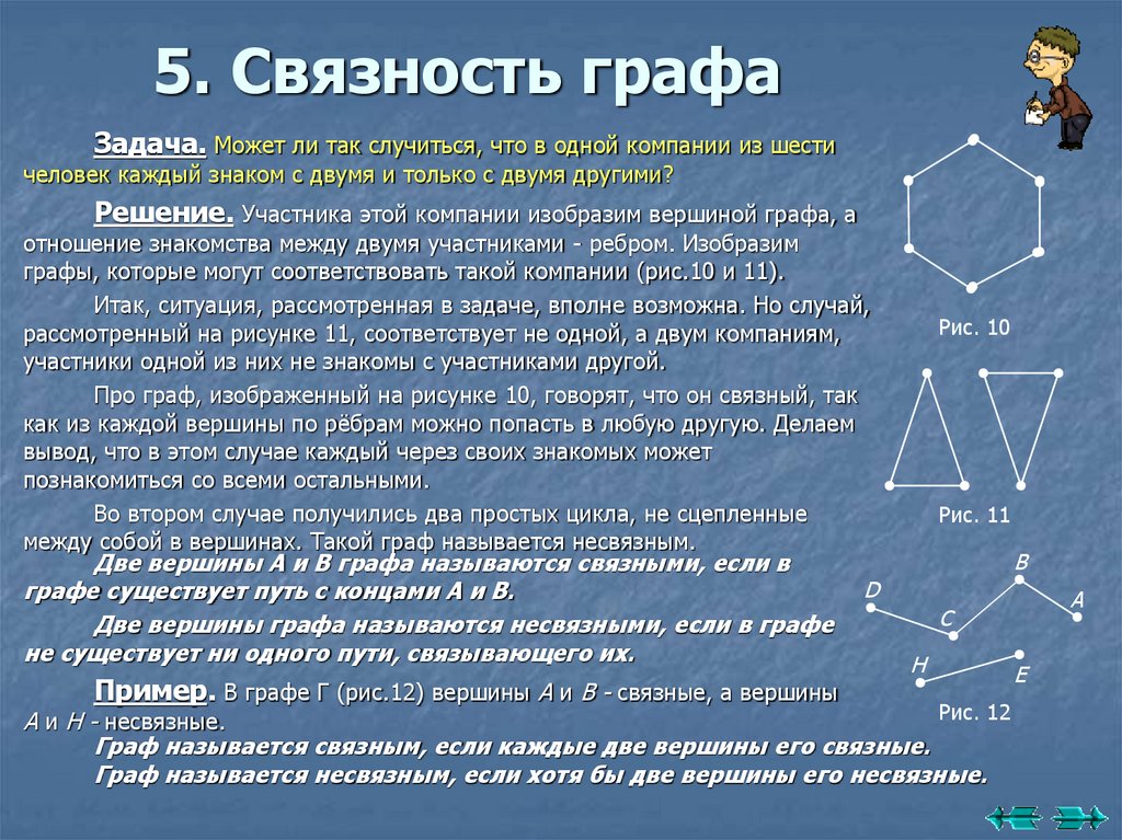 5. Связность графа