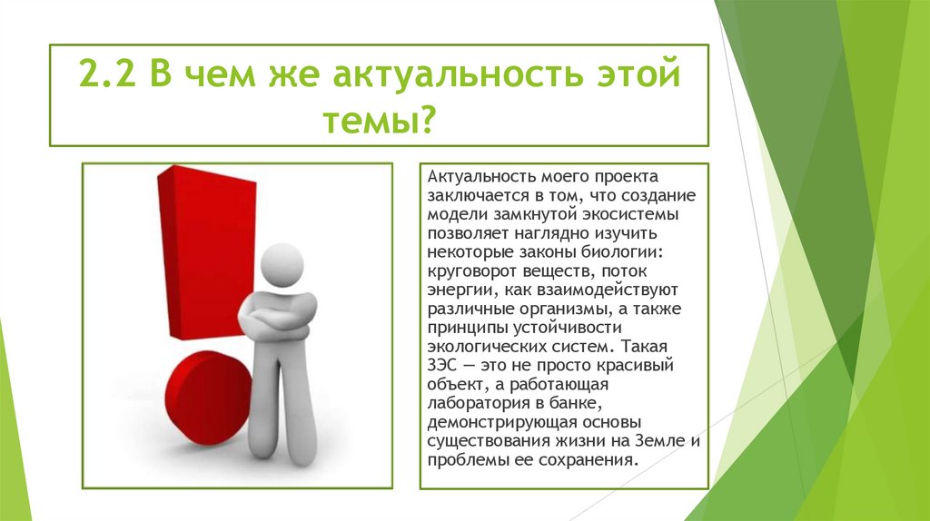 2.2 В чем же актуальность этой темы?