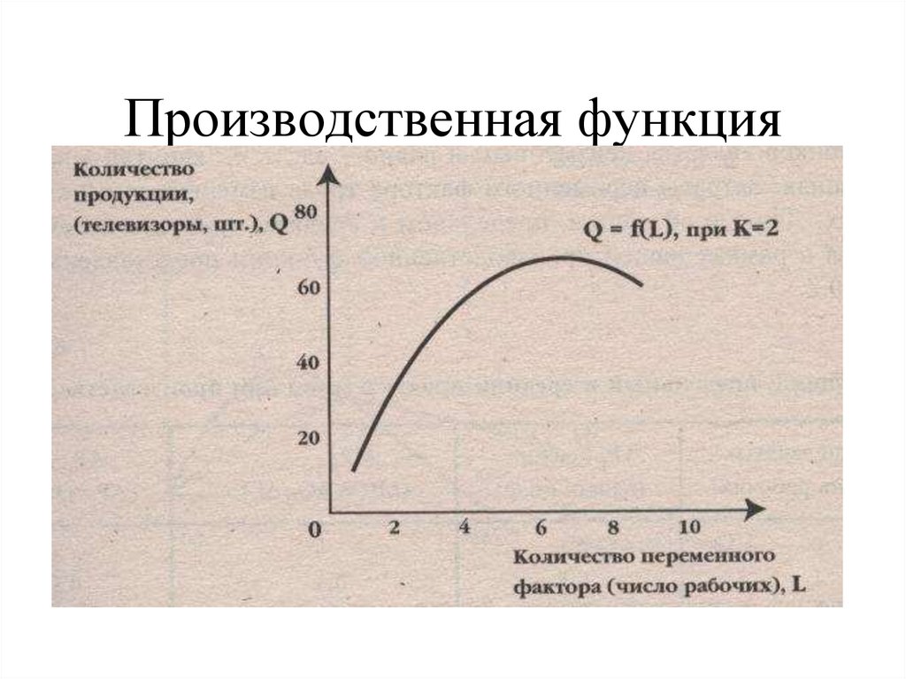 Производственная функция