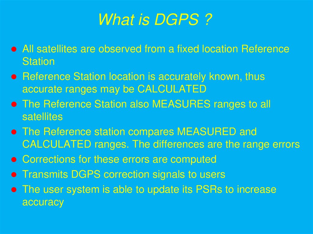 What is DGPS ?